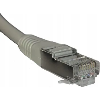Síťový kabel Patchcord Netrack S/FTP 6 RJ45 / RJ45 0,5 m šedý