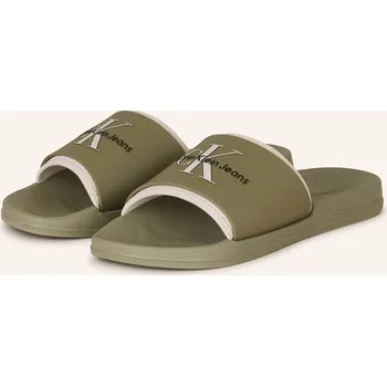 Oblečení a móda Calvin Klein Pánské Pantofle, khaki, 43