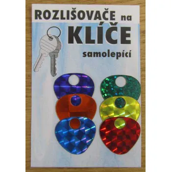 Rozlišovač klíče Rozlišovače samolepící na trojhranné klíče