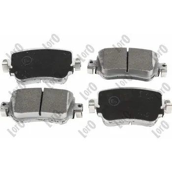 Brzdová destička Sada brzdových destiček, kotoučová brzda ABAKUS 231-02-092