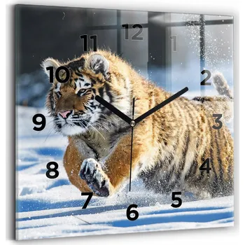 Hodiny Nástěnné hodiny Wallfluent černé 30 cm