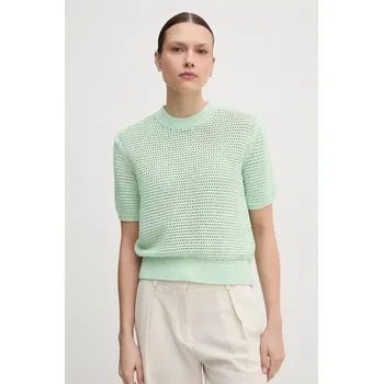 Tričko Tommy Hilfiger zelená barva, WW0WW45950 07X, vel. S