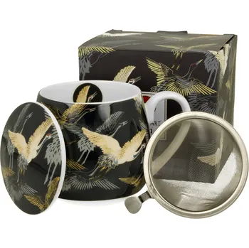 Hrnek Duo JEŘÁBI V NOCI porcelán 430 ml