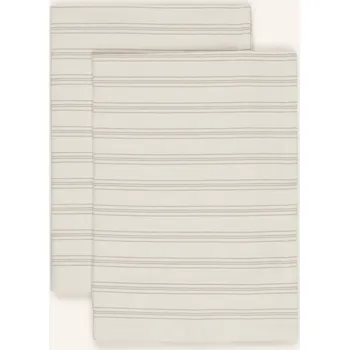 Utěrka Broste Copenhagen Utěrky Karl, 2&nbsp;Kusy V&nbsp;Balení, krémová /...