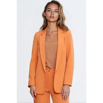 Dámské sako Klasické sako Z77 Barva: Oranžová, Velikost: XL