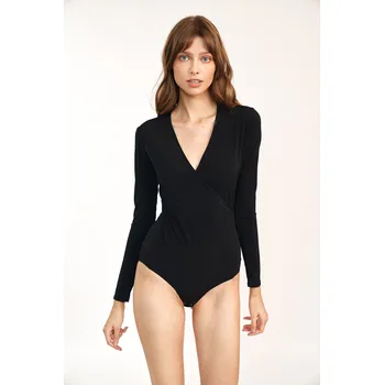 Body Dámská body halenka B137 Barva: Černá, Velikost: 2XL