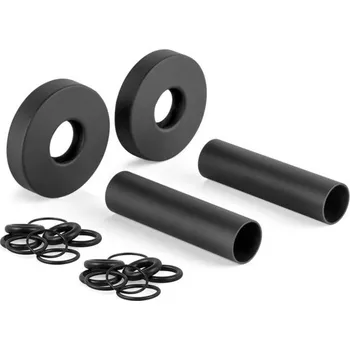 Radiátor Bruckner WICHER krycí rozeta kulatá, pár, černá mat