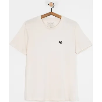 Pánské tričko Circa Mini Icon (vintage white/black) L, béžová