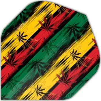 Příslušenství pro šipky Designa Letky Motley Collection - Cannabis F4368