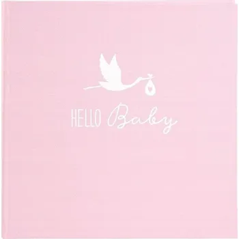 Bezpečnostní kamera Album na narození miminka Hello Baby pink, 60 stran/WH