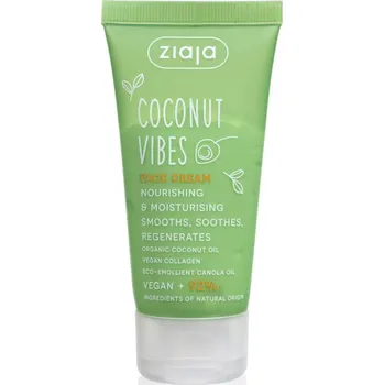 Pleťový krém Ziaja Coconut Vibes noční pleťový krém pro regeneraci pleti 50 ml