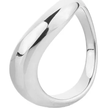 Prsten franco bene Curve prsten - stříbrný | 2955 Velikost prstenu: 6 (52 mm)