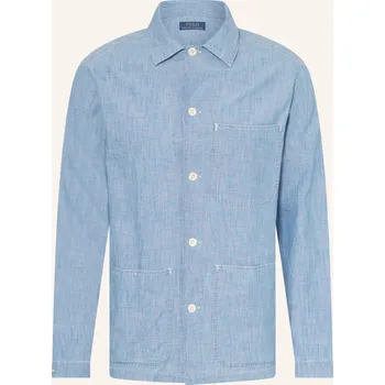 Pánská košile Polo Ralph Lauren Pánská Džínová Košile Comfort Fit, modrá, 40