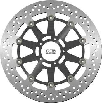 Brzda pro motocykl NG přední brzdový kotouč KTM SUPERDUKE 1290 14-18 (320X64X5,0MM) (5X8,5MM) plovoucí (ALU střed)