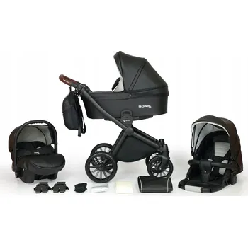 Kočárek DĚTSKÝ KOČÁREK VERDI SONIC SOFT 3V1 + PŘÍSLUŠENSTVÍ