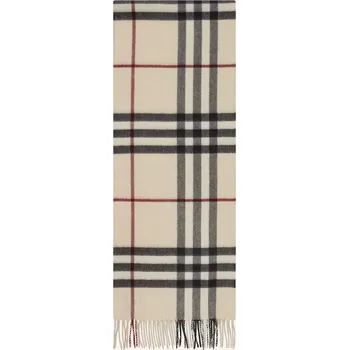 Burberry Dámská Kašmírová Šála, režná / černá / tmavě...