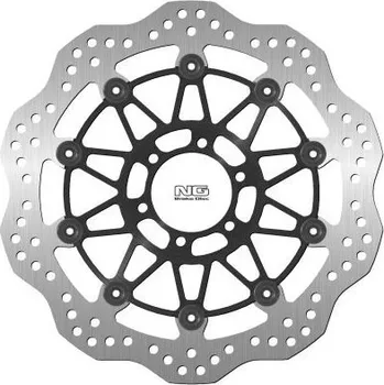 Brzda pro motocykl NG přední brzdový kotouč KTM 950/990 SMR/SMT '05-14 (305X64X5,0MM) (6X8,5MM) WAVE plovoucí