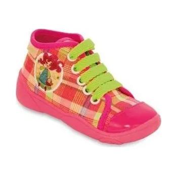 Dívčí tenisky 218P028 - tenisky-kotníčk, káro dívčí 218P028_25