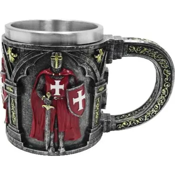 Replika zbraně MystiCalls 400ml hrnek Křižák v červeném