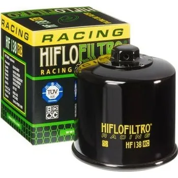 Filtr pro motocykl OLEJOVÝ FILTR HF138 RACING SUZUKI LT-A 700 KingQuad 2005-2008