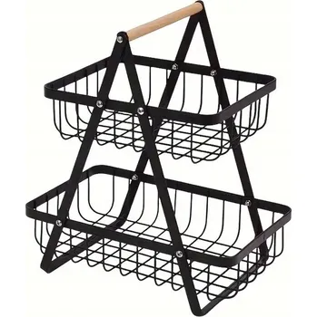 Obraz Kovový koš na ovoce černý