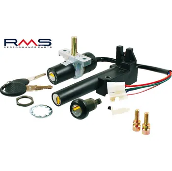 Elektroinstalace pro motocykl Spínací skříňka RMS 246050030 včetně sady klíčů APRILIA Scarabeo 50 (Di-tech) 1993-2009