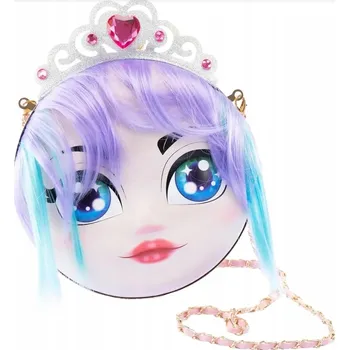 Fialová kabelka přes rameno