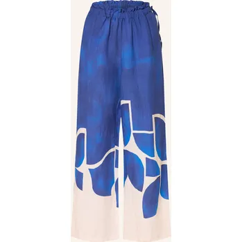 Dámské kalhoty Seafolly Dámské Marlene Kalhoty Sunray, tmavě modrá / režná, 34