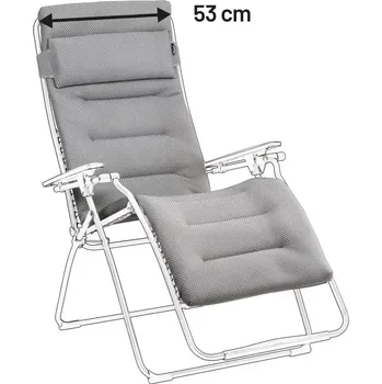 Křeslo Náhradní potah pro relaxační křesla RSX/FUTURA XL BeComfort šedá Silver