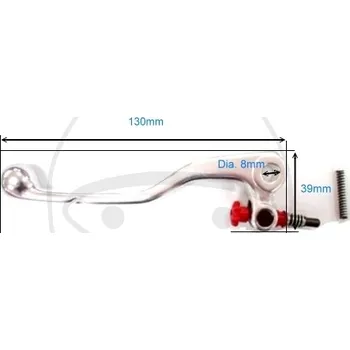 Páčka spojky JMP PS 3613 kovaný hliník krátké KTM Enduro 690 (R) 2009-2012