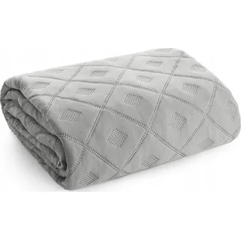 Prostěradlo PŘEHOZ NA POSTEL ALARA6 200X220 CM STŘÍBRNÁ