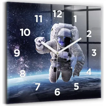 Hodiny Nástěnné hodiny Wallfluent modré 30 cm