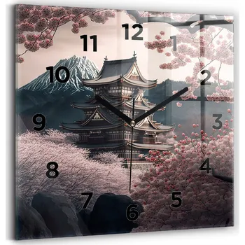 Hodiny Nástěnné hodiny Wallfluent černé 30 cm