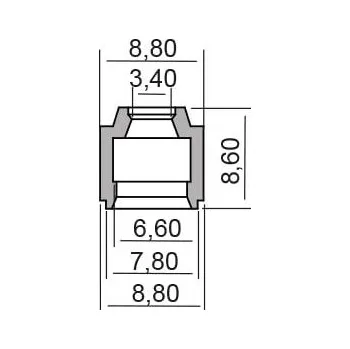 Těsnění motoru Gufero RMS 100669270 ventilový stonek YAMAHA Giggle 50 2008-2008