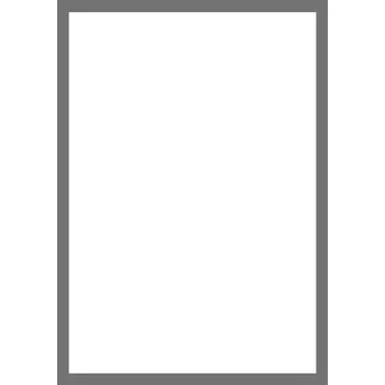 Kancelářský nábytek Magnetický rámeček Magnetoplan A4 šedý (5ks) MAGIMAGWINDOW4G