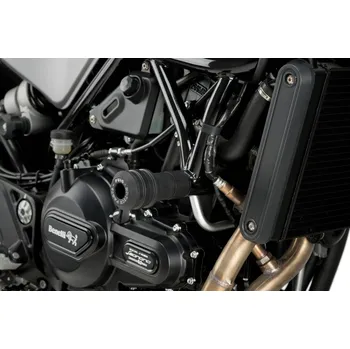 Pádové protektory rámu PUIG VINTAGE 2.0 20423N černý BENELLI Leoncino 502 2017-2020