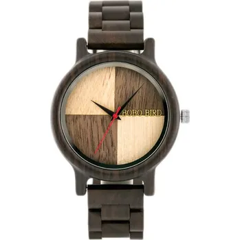 Hodinky Pánské hodinky dřevěné BOBOBIRD (zx065a) Barva (Varianta): tay-8876-uniw