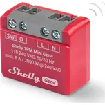 Shelly 1PM Mini Gen4 - spínací modul s měřením spotřeby 1x 8A (WiFi, Bluetooth, Zigbee, Matter)