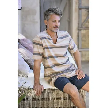 Pyžamo krátké RINGELLA (5241314-05), Velikost 50, Barva hnědá