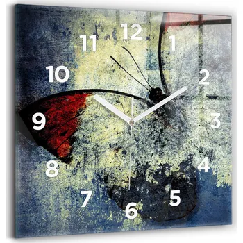 Hodiny Nástěnné hodiny Wallfluent černé 30 cm