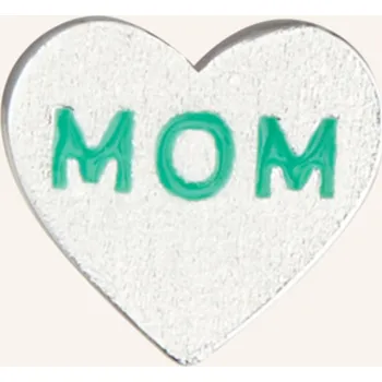 Náušnice Lulu Copenhagen Dámské Puzetové Náušnice Heart Mom, stříbrná,...