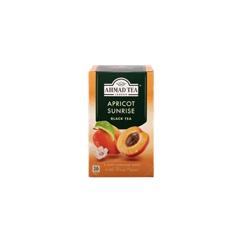 Nápoj AHMAD TEA - Apricot Sunrise 20x2g černý porcovaný čaj