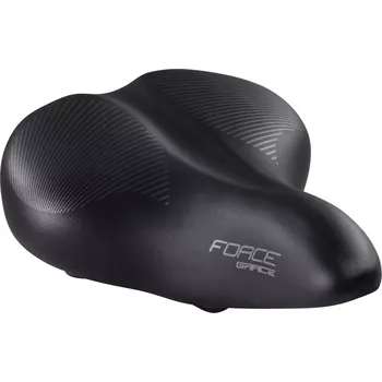 Komponent pro jízdní kolo sedlo FORCE GRACE UNI s pružinou, černé