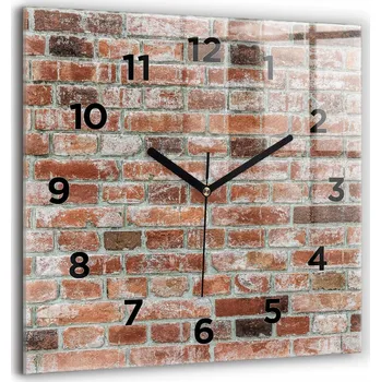 Hodiny Nástěnné hodiny Wallfluent hnědé 60 cm