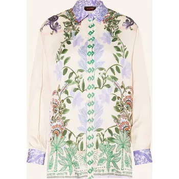 Dámská halenka Miss Goodlife Dámská Košilová Halenka Ze Saténu, krémová /...