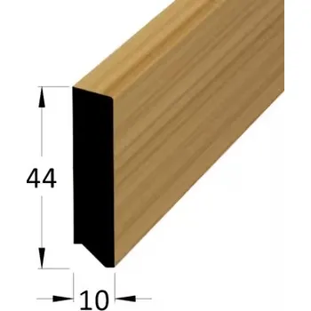soklová lišta NOVÁK Podlahová - soklová lišta 44x10 dub surový 1359