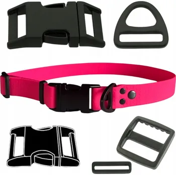 Obojek pro psa OBROŽEK S KOVOVOU PŘEZKOU PRO PSA MĚKKÝ VODĚODOLNÝ BIOTHANE M