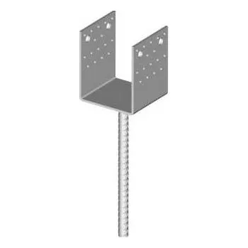 Temná komora Patka kotevní 14-02/80x80/d16x250mm pZn