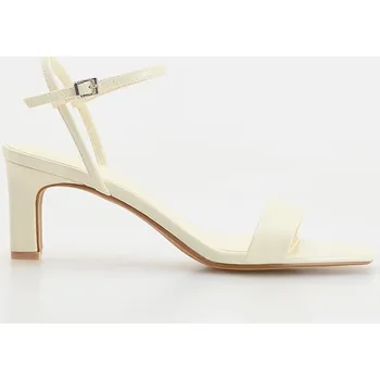 Dámské sandále Reserved - Sandály na podpatku - bílá - 590CP-00X - 590CP-00X-41