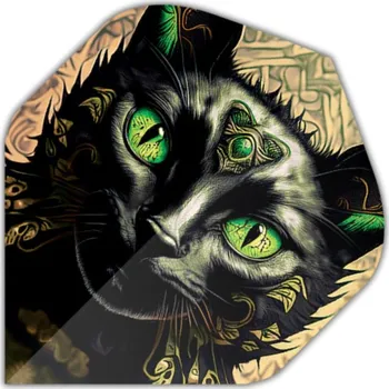 Příslušenství pro šipky Designa Letky Motley Collection - Black Cat F4375